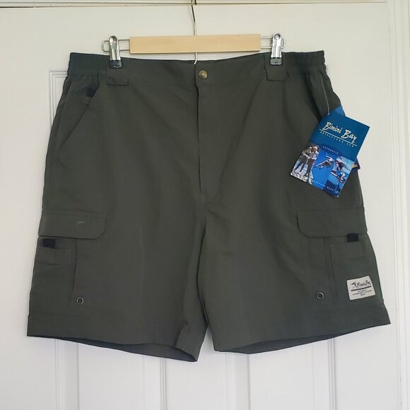 Bimini Bay Boca Grande II Men's Short Stain Guard - Picture 1 of 8